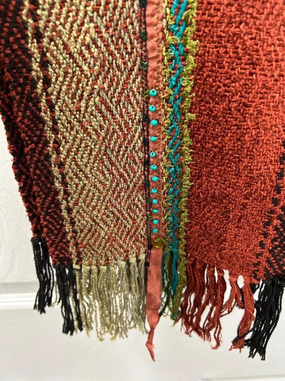 Judi Gaston Hand-Woven Scarf ~ Wearable Art